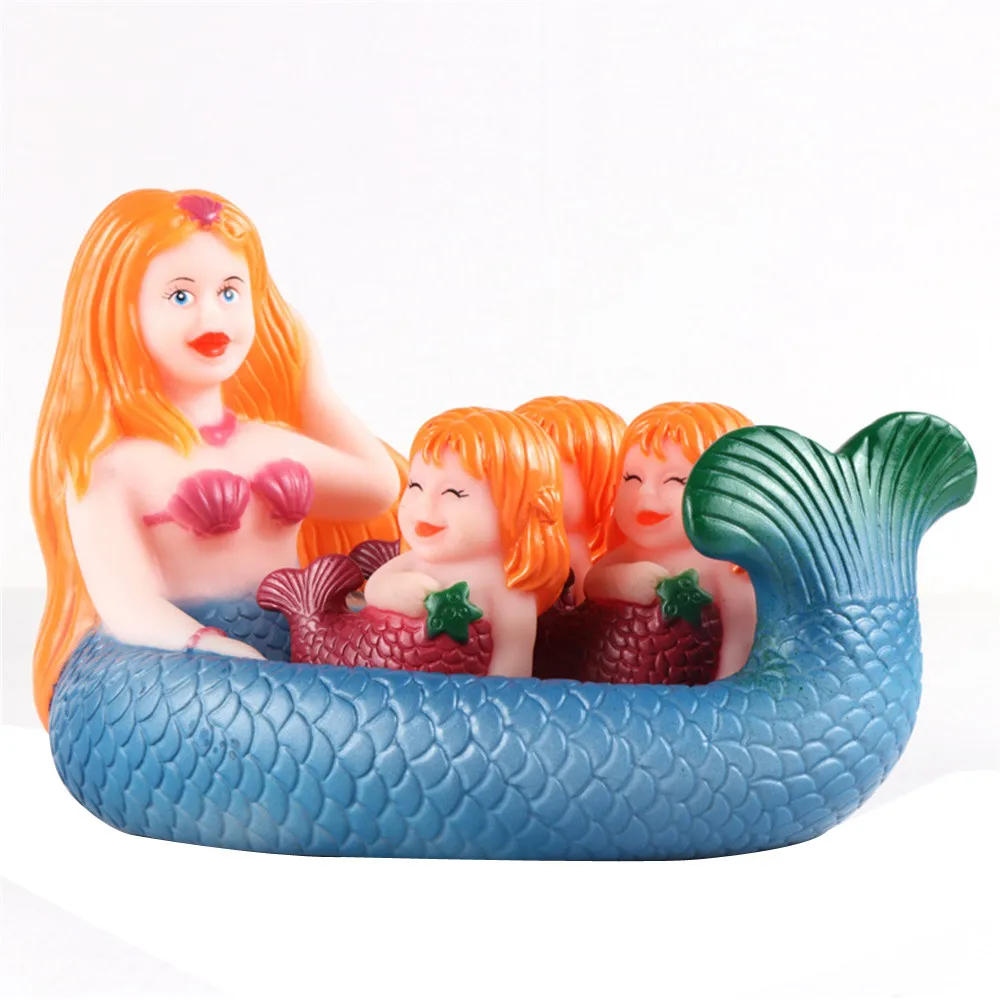 Игрушки для купания Русалочка игрушки резиновые милые морские Русалочки