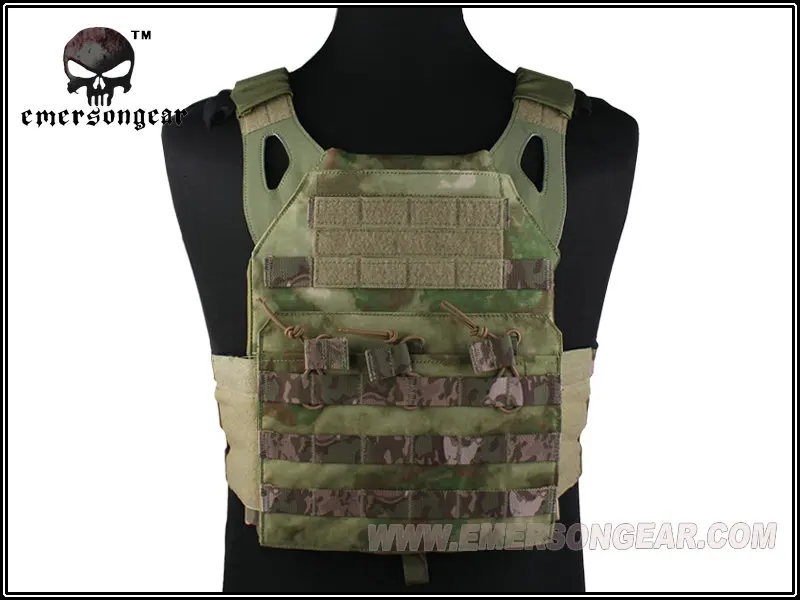 Emersongear JPC Vest Tactical Jumper Plate Carrier Airsoft Combat Molle Vest Support AT-FG EM7344H