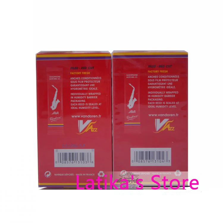 Бесплатная доставка Франция Vandoren красная коробка Java Eb Alto Саксофон reeds 2 5 #3 0 # 10|alto