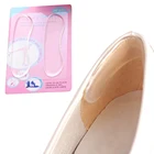 1 пара силиконовых подушечек для ног, невидимые стельки на высоком каблуке, прозрачные стельки для обуви