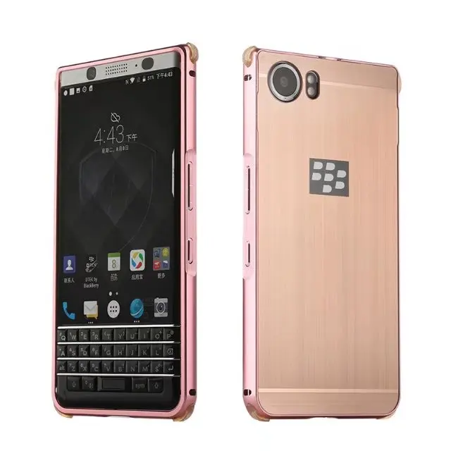 Для BlackBerry KEYone чехол для телефона металлический алюминиевый бампер+ PC акриловый 2 в 1 гибридный Чехол Двойной защитный чехол для KEYone