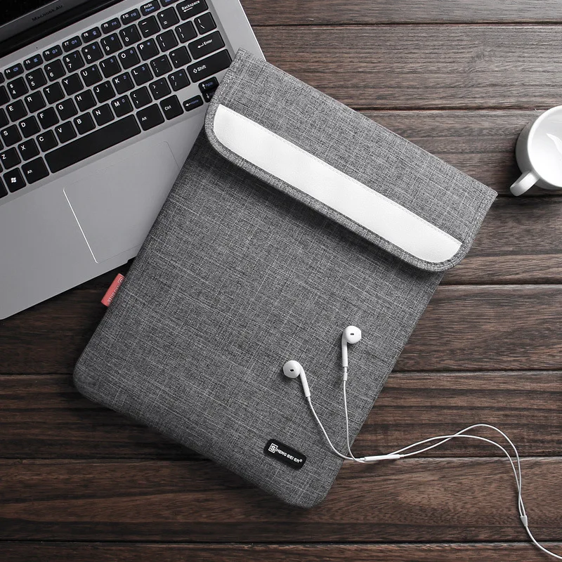 Мягкий Повседневный холщовый водонепроницаемый рукав для ноутбука Apple IPAD MacBook