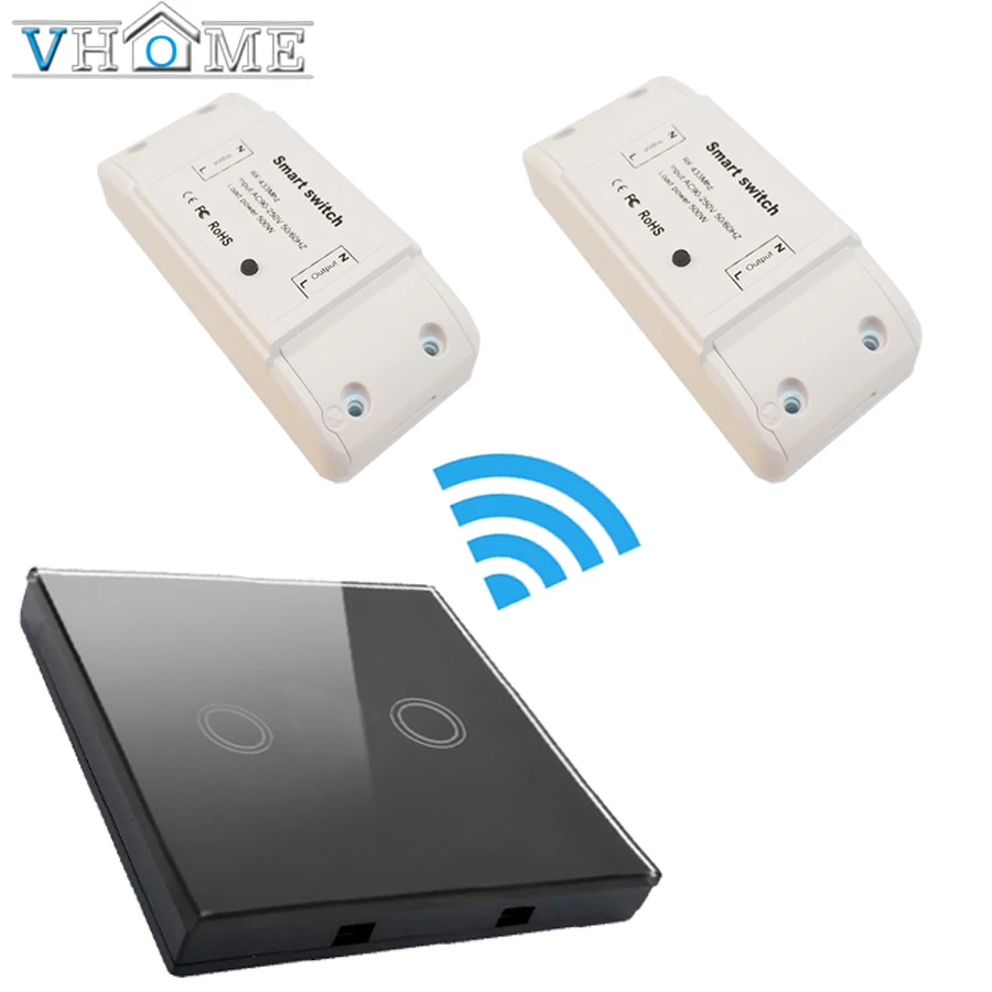Отеля vhome пролегает Smart 170 v-250v радиорелейная настенный светильник 5A приемник