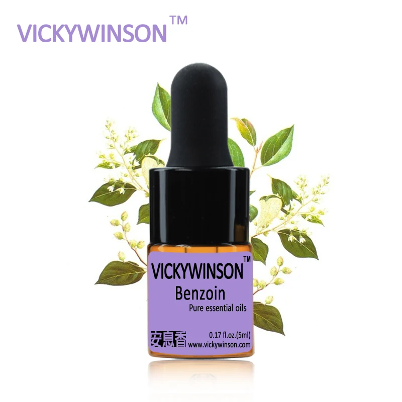 VICKYWINSON Benzoin эфирное масло 5 мл чистое натуральное бензоиновое восстанавливает