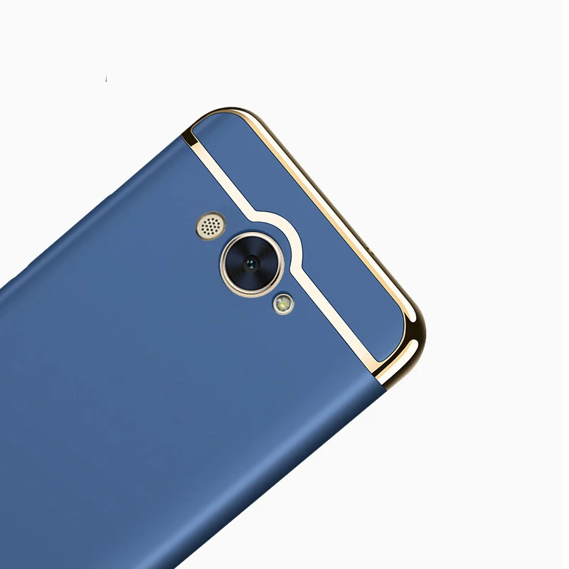 Y3 2017 Case For Huawei Cover Luxury PC Hard Coque 5.0inch Stitching Ring Back Shell sFor Funda Capa | Мобильные телефоны и