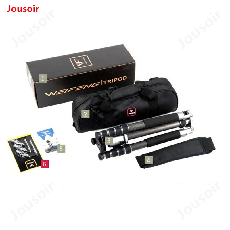 WeiFeng HJ-C285 Tripod carbon fiber SLR camera travel photography bracket photographic equipment CD50 T02 | Электроника