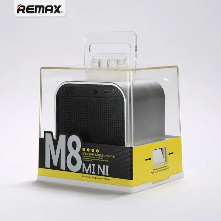 REMAX M8 мини металлический портативный bluetooth-динамик на рабочий стол Поддержка
