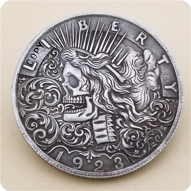 Копия Hobo Nickel Coin_1923 P Peace копия доллара COIN|Безвалютные монеты| |