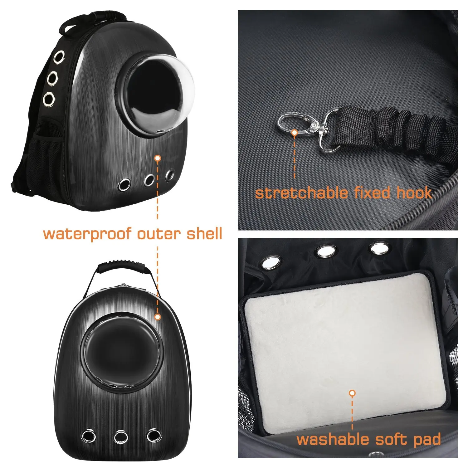 Dog Cat Space Carriers Bags Pet Carrying Backpack Window Puppy Small Carrier transport Outdoor Travel Bag Shoulder | Дом и сад