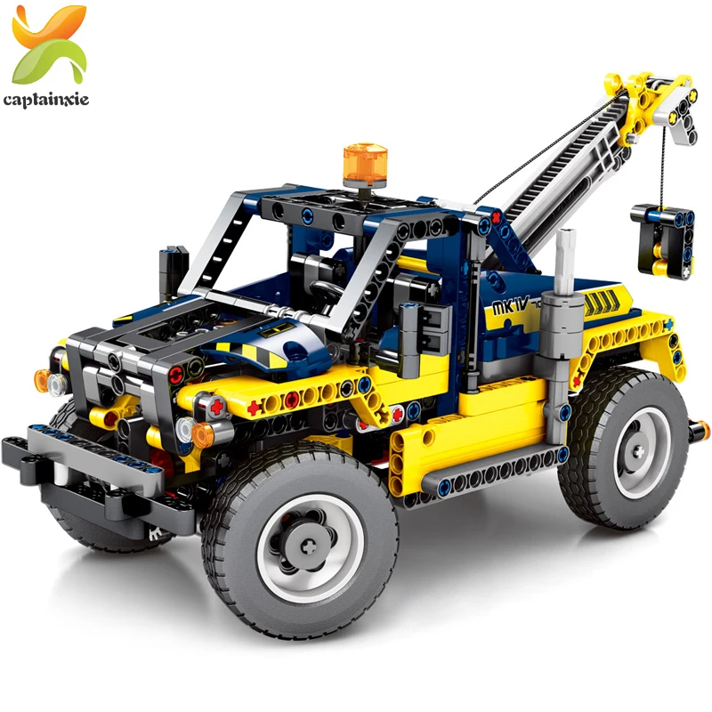 609 шт. город Инженерная вилка строительные блоки для автомобилей Technic автомобиль