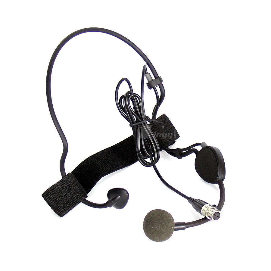 

Professional Mini XLR 3 Pin TA3F Plug Headband Condenser Microphone Headset Mic System For SAMSON Karaoke Wireless Transmitter