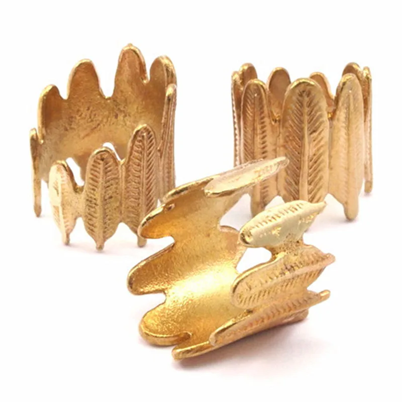 3 шт. Сырой латуни. Регулируемые кольца для листов. N029|leaf ring|ring ringadjustable ring |