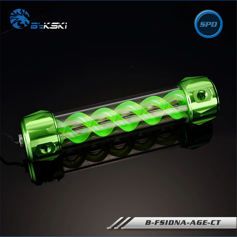Bykski T резервуар для вирусов RGB/RBW Lihgitng система DNA цилиндрическая цветная 190 мм или 260 мм
