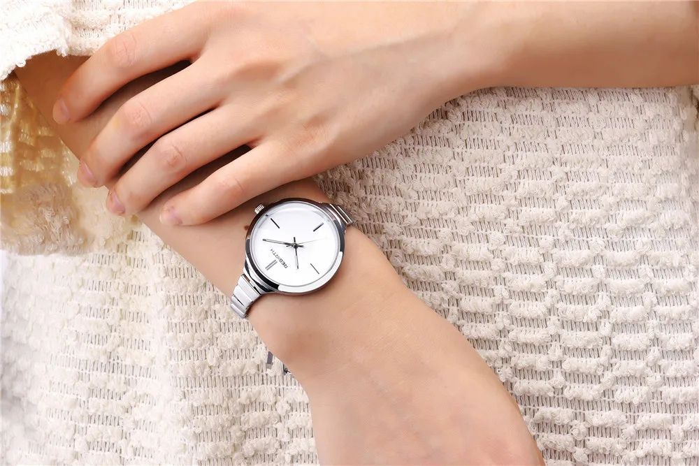 

REBIRTH Luxury Fashion Lady Slim Brand Watches Quartz Watch Women Bracelet Gold Watch Wristwatches Stainless Steel Thin Watch