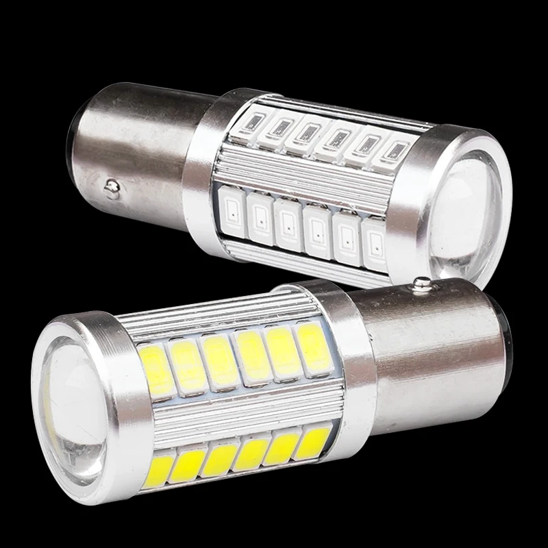 2 шт. 1157 P21/5 Вт BAY15D супер яркий 33 SMD 5630 5730 светодиодный авто тормоз светильник сзади Противотуманные огни 21/5W Автомобильные DRL Вождения LED светильник стоп лампы