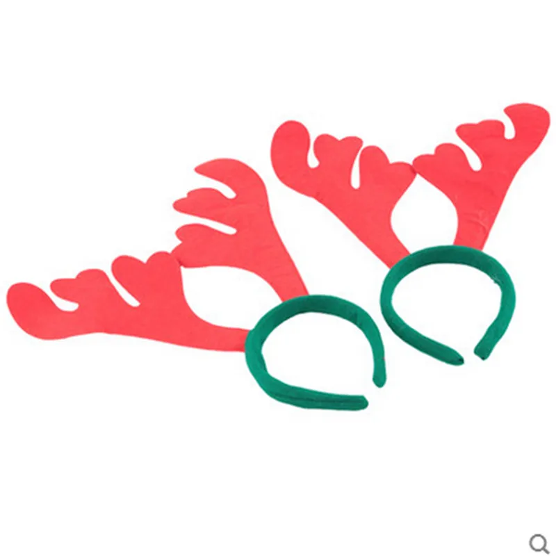 2018 Led Свадебный Сувенир украшения поставки обруч на голову с рогами красный олень