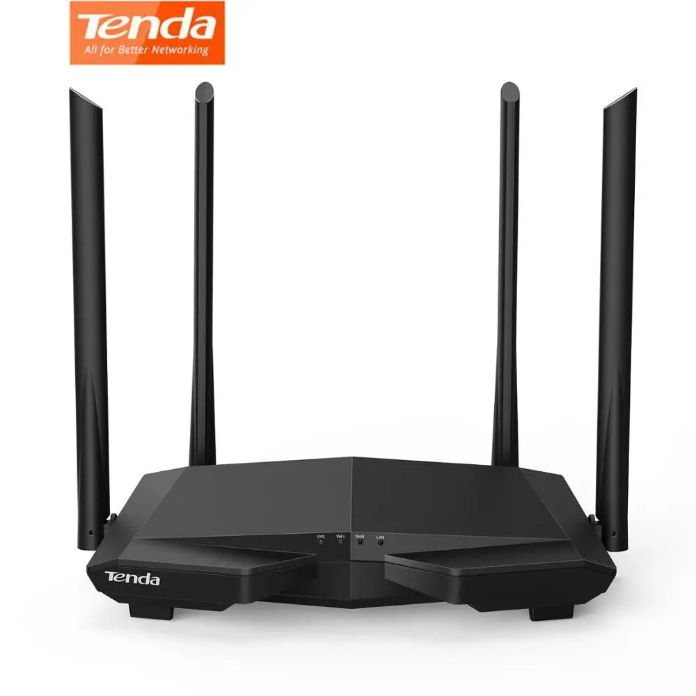 Tenda AC6 маршрутизатор беспроводной Wi Fi 1200 м двухдиапазонный 2 4 ГГц/5 0 ГГц 11AC