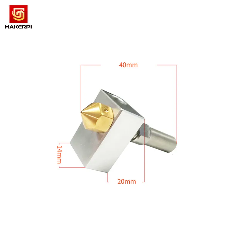 Hotend для 3D принтера K5 Plus с поддержкой 1 75 мм PLA ABS PHA PETG PA PC TPU Принтер Нити 0 2 мм/0 4 8