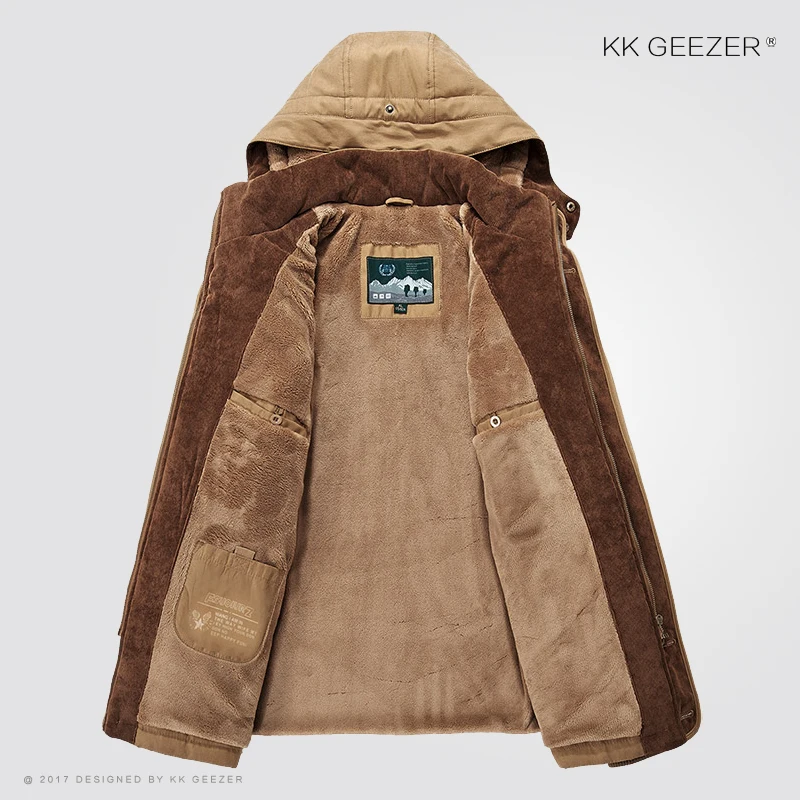 Зимняя мужская куртка 5XL 6XL теплое пальто утолщенное в стиле милитари ветровка