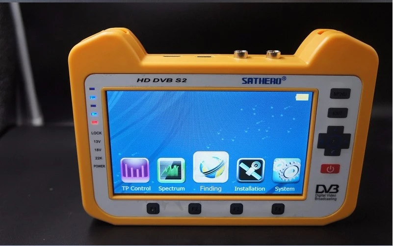 SH910 HD Sathero SH-910HD DVB-S2 цифровой спутниковый искатель метр Satfinder HD с функцией анализатора спектра в реальном времени HD Outpu