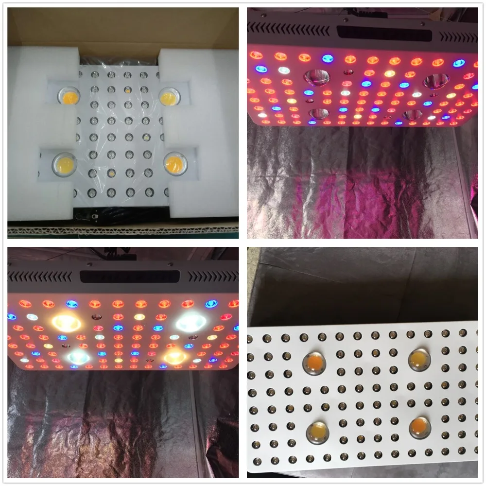 1000 W 2000 W полный спектр светодиодный удара завод растет свет лампы для парниковых комнатных растений Овощной цветок, дв