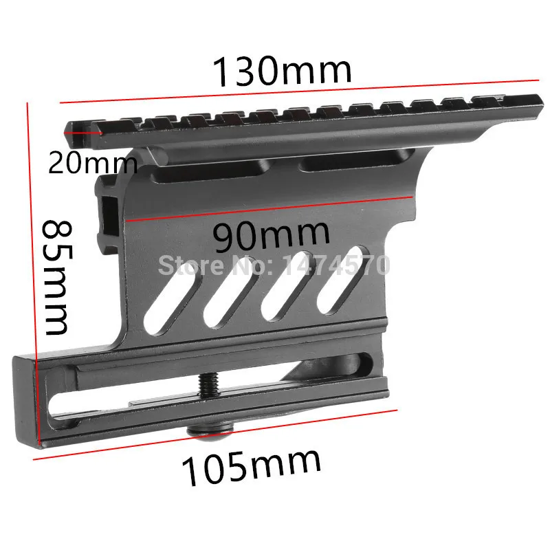 Тактический маленький Weaver AK Serie Боковое крепление Rail Quick QD 20 мм picatinny отсоединить
