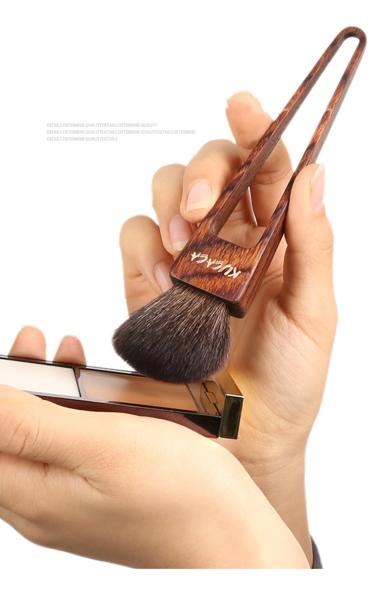 Beautypapa треугольный дизайн набор кистей для макияжа из козьего волоса кисть для румян кисть для теней кисть ручной работы профессиональная