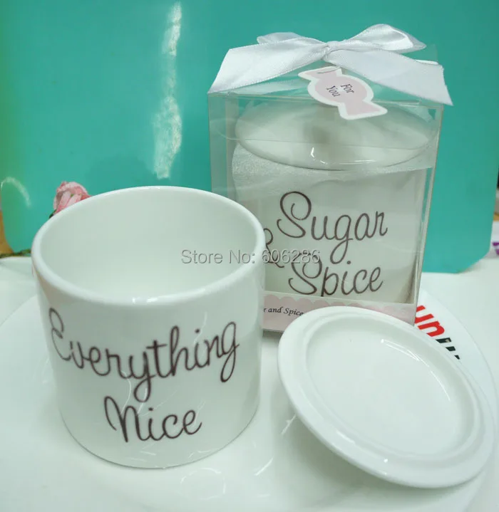 (30 шт./лот) лучшая фарфоровая сахарница сахар и специи вечерние товары для дня