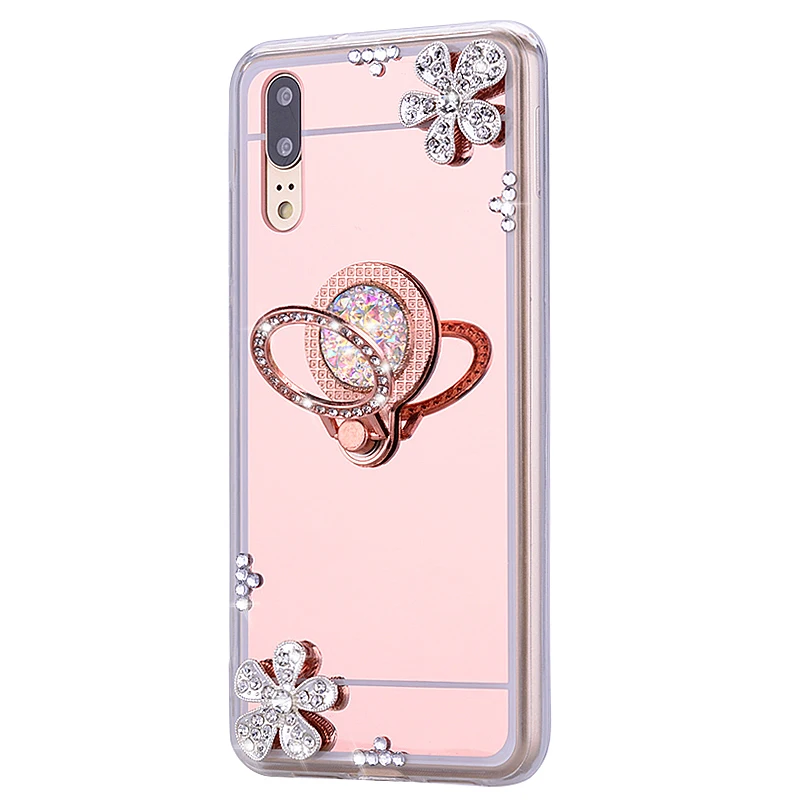 Luxury Mirror TPU phone Case for Huawei Honor 20 10 9 8 Lite 7A 7C Pro Y5 Y6 Y7 Prime 2019 Y9 2018 P20 P10 P8 P9 2017 Cover |