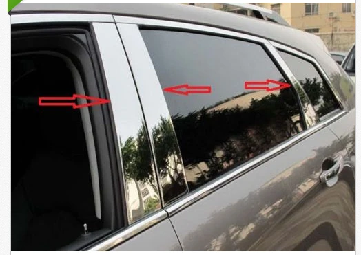 

Окошко из нержавеющей стали tirm подходит для Cadillac SRX 2010-2013