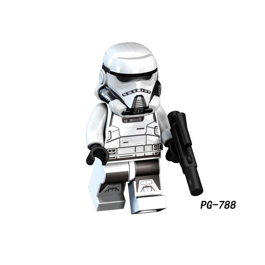 PG788 Одиночная распродажа, фигурки из мультфильма «Звездные войны», штурмовик, общий гривус, красная гвардия, строительные блоки, игрушки для детей, клон, турбо - Цвет: PG788