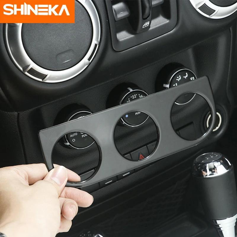 Наклейки для автомобиля SHINEKA внутренние переключатели кондиционера панели