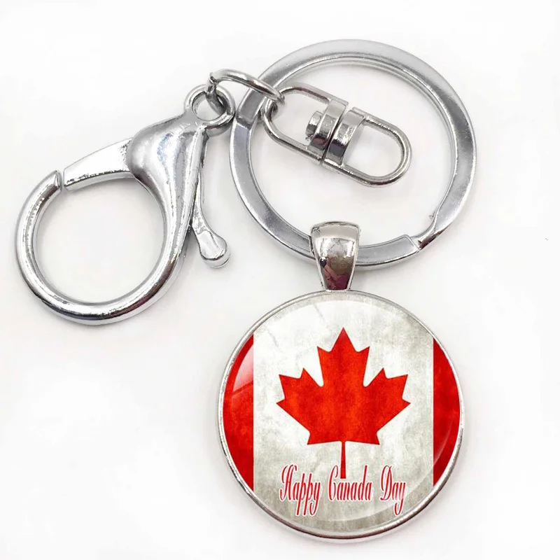 Брелок с логотипом в виде канадского флага | Украшения и аксессуары