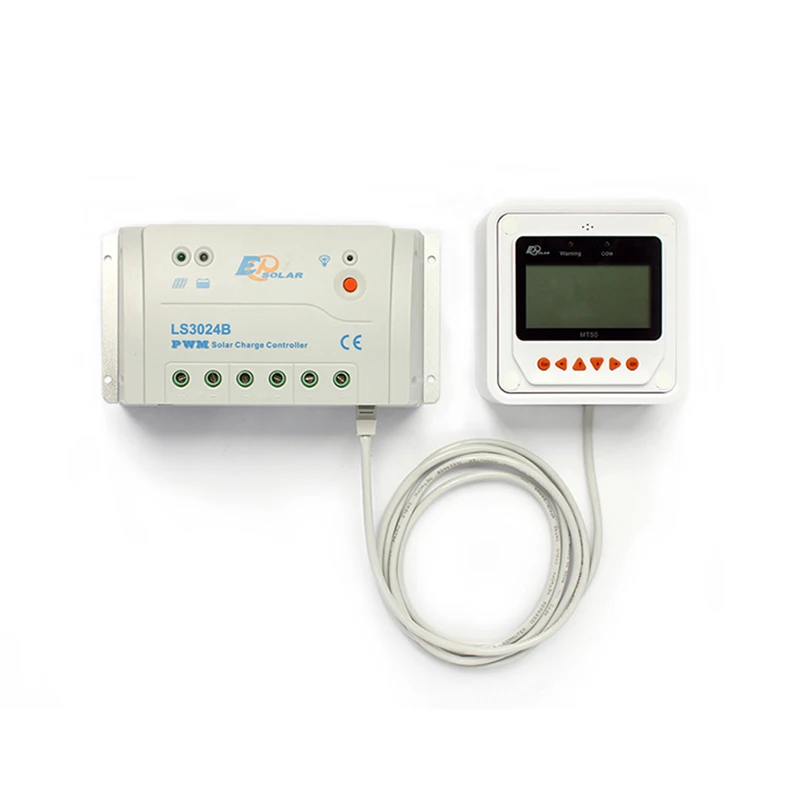 LS3024B + MT50 30A 12В/24В EPSOLAR PWM солнечный контроллер с ЖК пультом дистанционного