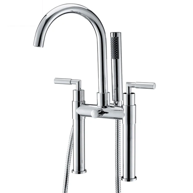 

Chrome Plated Brass Bathtub Faucet with Shower