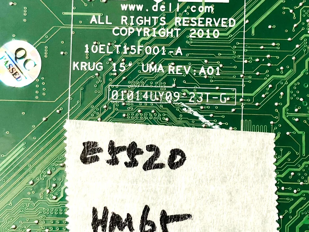 Оригинальная материнская плата для ноутбука DELL E5520 CN 0JD7TC протестирована