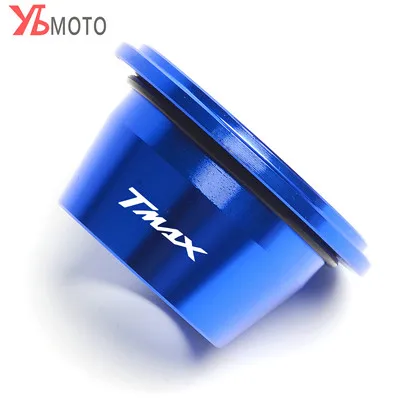Топ бренды T-max аксессуары для мотоцикла глушитель хвостовые концы алюминиевый выхлопной наконечник крышка подходит для Yamaha TMAX 530 SX/DX - Цвет: Blue