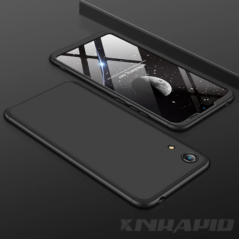 Чехол для Honor 8A Pro, чехол 360, полная защита, ударопрочный, матовый, твердый, поликарбонат, чехол для huawei Honor 8A Play, чехол