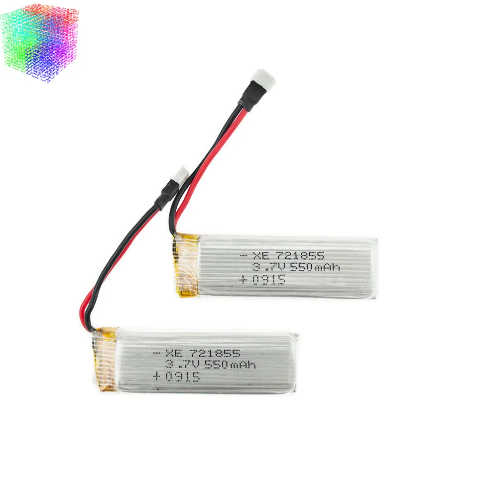 6 шт. Q282G JJRC H37 3 7 в 550 мАч Lipo батарея Wltoys V977 V930 V988 зарядное устройство для батарей