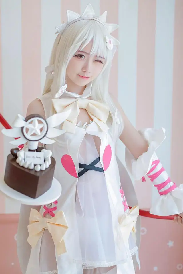 Illyasviel FGO Косплей Fate/Grand для von Einzbern Карнавальный костюм платье женская летняя