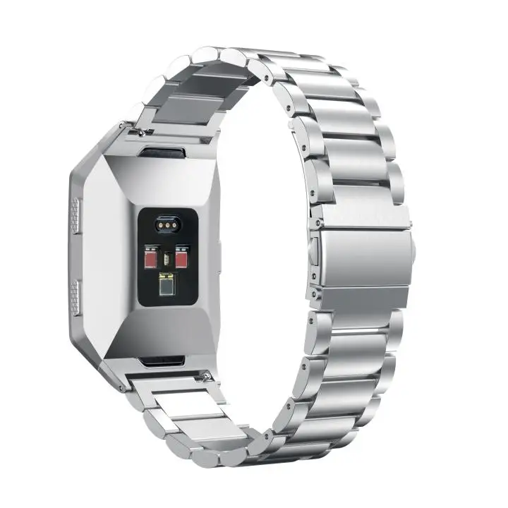 Kartice для Fitbit ионных групп аксессуары ионные Нержавеющая сталь Металл Ссылка Браслет замена ремешок с раскладывающейся застежкой