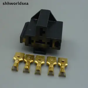 Автомобильные релейные розетки shhworldsea 5 P, 5-контактные автомобильные крепления, держатель реле, автомобильный разъем