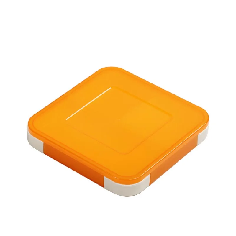 Ультратонкая трехблочная школьная офисная коробка Bento пластиковая герметичная