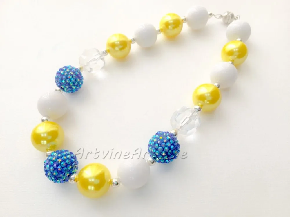 Комплект из ожерелья и повязки на голову с жемчужными бусинами|bubblegum necklace|necklace