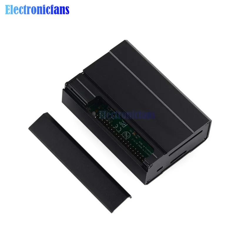 Черный металлический чехол премиум-класса из алюминиевого сплава корпус для