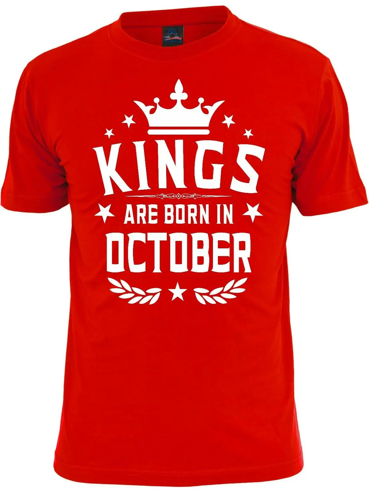 Коллекция 2019 года в октябре Мужская футболка с модными королями женский подарок.