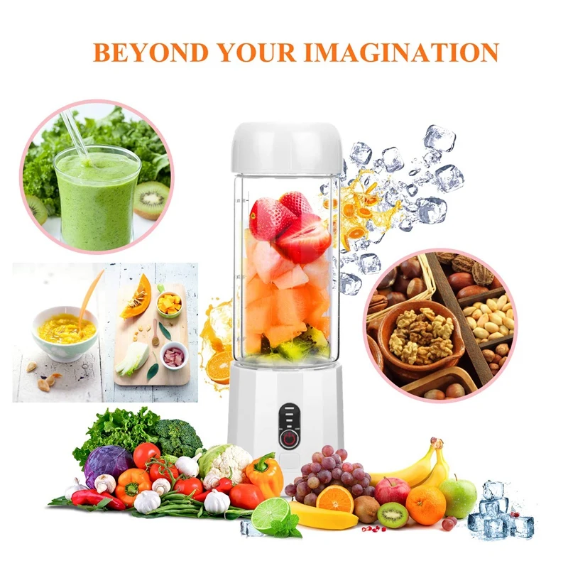 Персональный портативный Блендер с 480 мл бутылкой для путешествий подаваемый