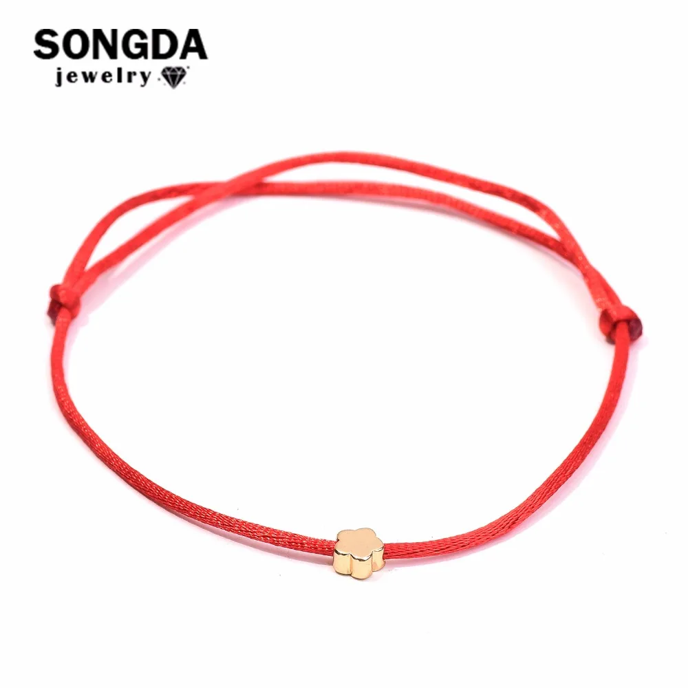 SONGDA прекрасный матовый Золотое платье с цветами из бисера браслет ручной работы