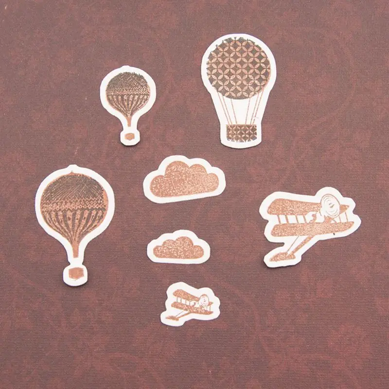 Air Balloon Seal Stamp With Cutting Dies Stencil Set DIY Scrapbooking Embossing Photo Album Decorative Paper Card Craft Art Hand | Дом и сад