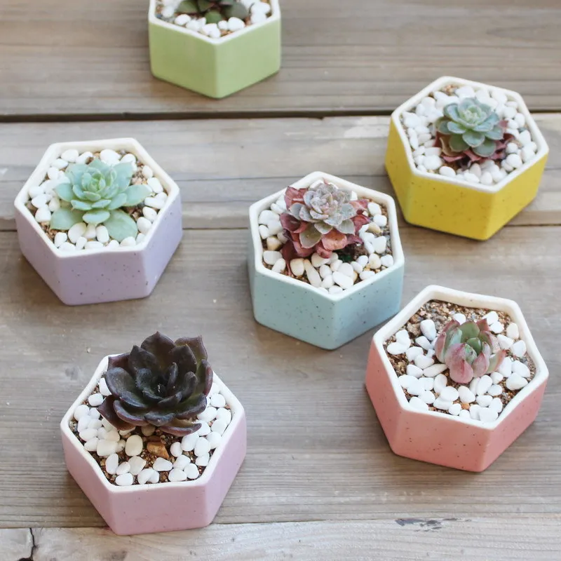 Мини конфеты цвета маленькие цветочные горшки керамические макароны Алмаз